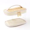2024 Portable Large-Capacity PVC Travel Toiletry & Cosmetic Bag with Chic Fragrance Design