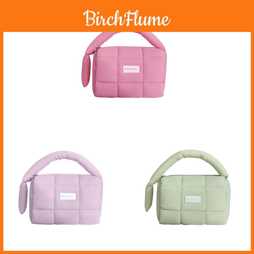 Portable Plush Pouch With Polyester Storage For Daily Use Womens Organizer