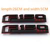 2PCS For Ford F150 F-150 Raptor XLT LARIAT LIMITED PLATINUM Logo  ABS Car Sticker Emblem Accessories Auto Decal Badge Styling