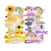 14 Pcs Hairpin Girl Children's Cute Clip Headdress Hairpin New Girl Hair Accessories Bangs Side Clip