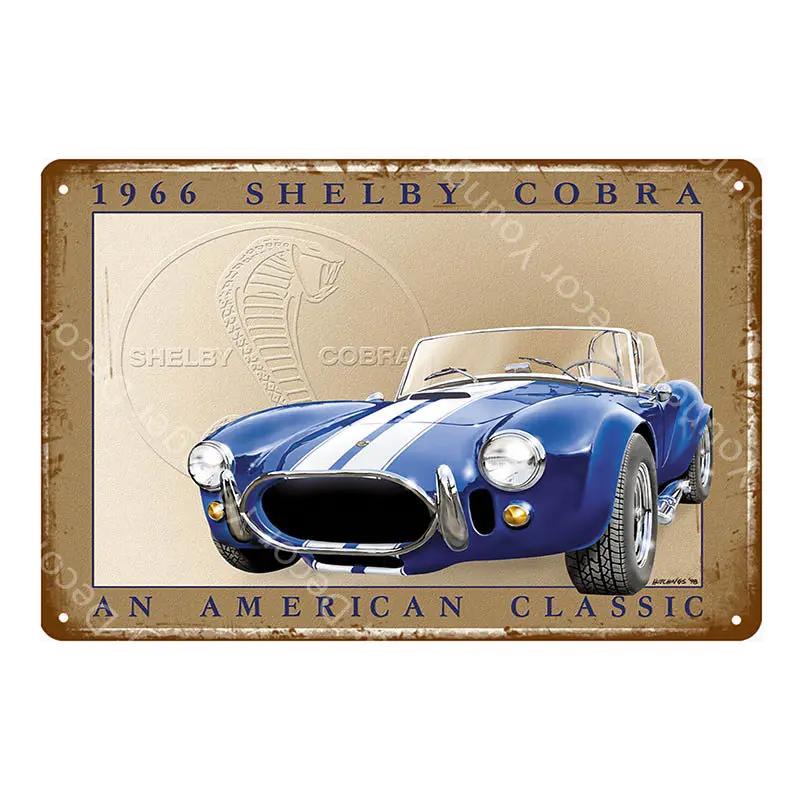 Amerikanischer Oldtimer Truck Vintage Poster Metallschilder Blechplakette Für Pub Bar Club Garage Heimdekor Wandkunst Malerei YJ123