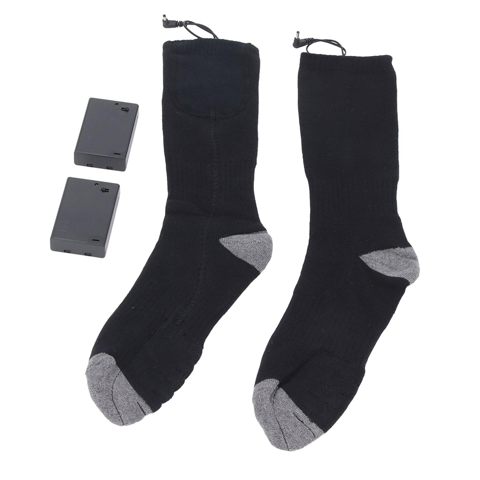 

Electric Hted Socks Battery Operated Comfortable Cotton Socks for Winter Travel Camping Cycling Skiing Hiking One Size