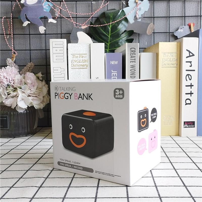 Creative Funny Face Money Box with Voice Learning & Blinking Features