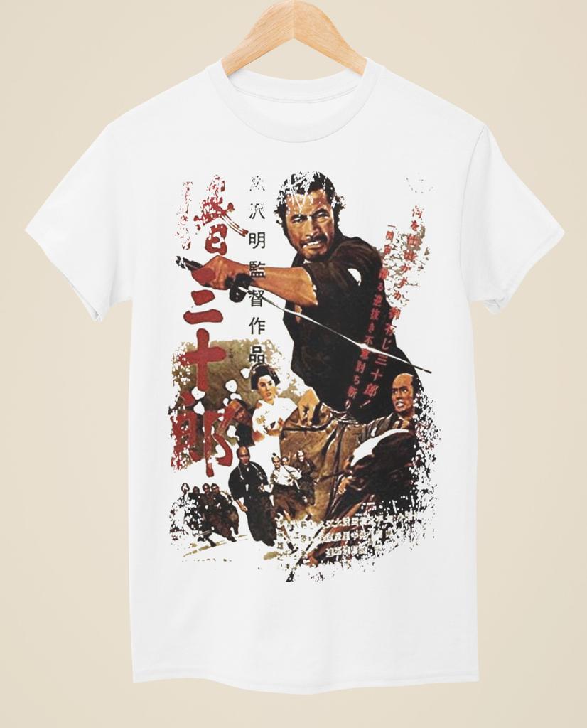 Sanjuro Japanese Movie Poster Inspired Unisex White TShirt