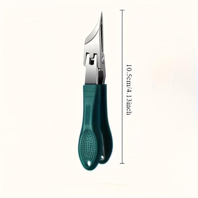 25° Angled Splash-Proof Nail Clipper Set Wide Mouth Curved Ultra-Sharp Blades Diagonal Anti-splash Unisex for Men Women