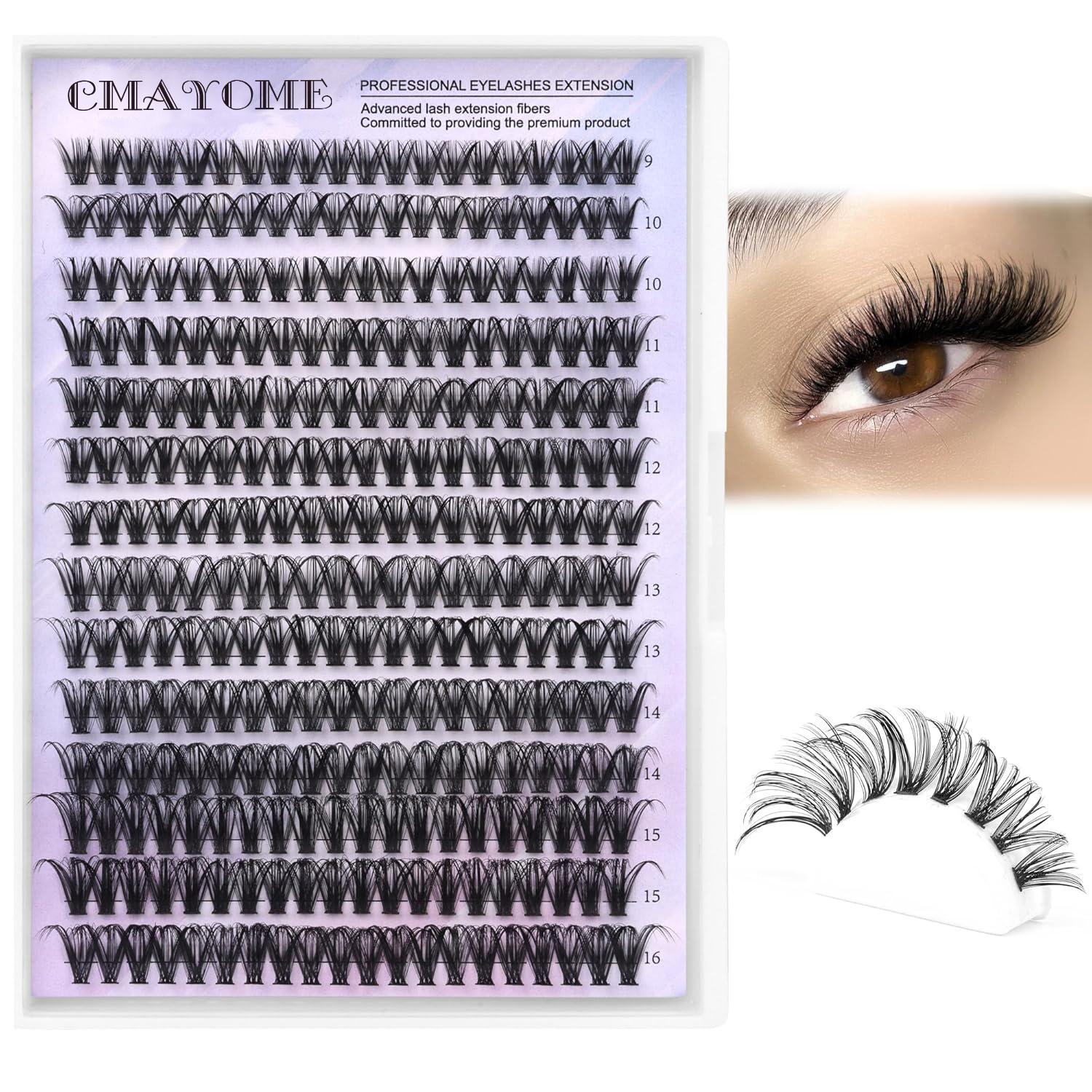 European & American Hot-Selling DIY False Eyelashes: 30D/40D/50D Combo with Natural Curl & Large Capacity
