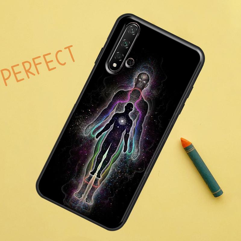 Spiritual Trippy Psychedelic For Huawei Nova 8i 12i 11i 12s Y73 Y72 Y61 Y91 Y90 Y70 Y60 9 10 SE P30 P40 Lite P60 Pro Case