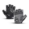 MTB Road Bike Half Finger Biking Gloves Angling Fitness Gloves Black Shockproof Wear Resistant Breathable Motorcycle Glo Practical Use