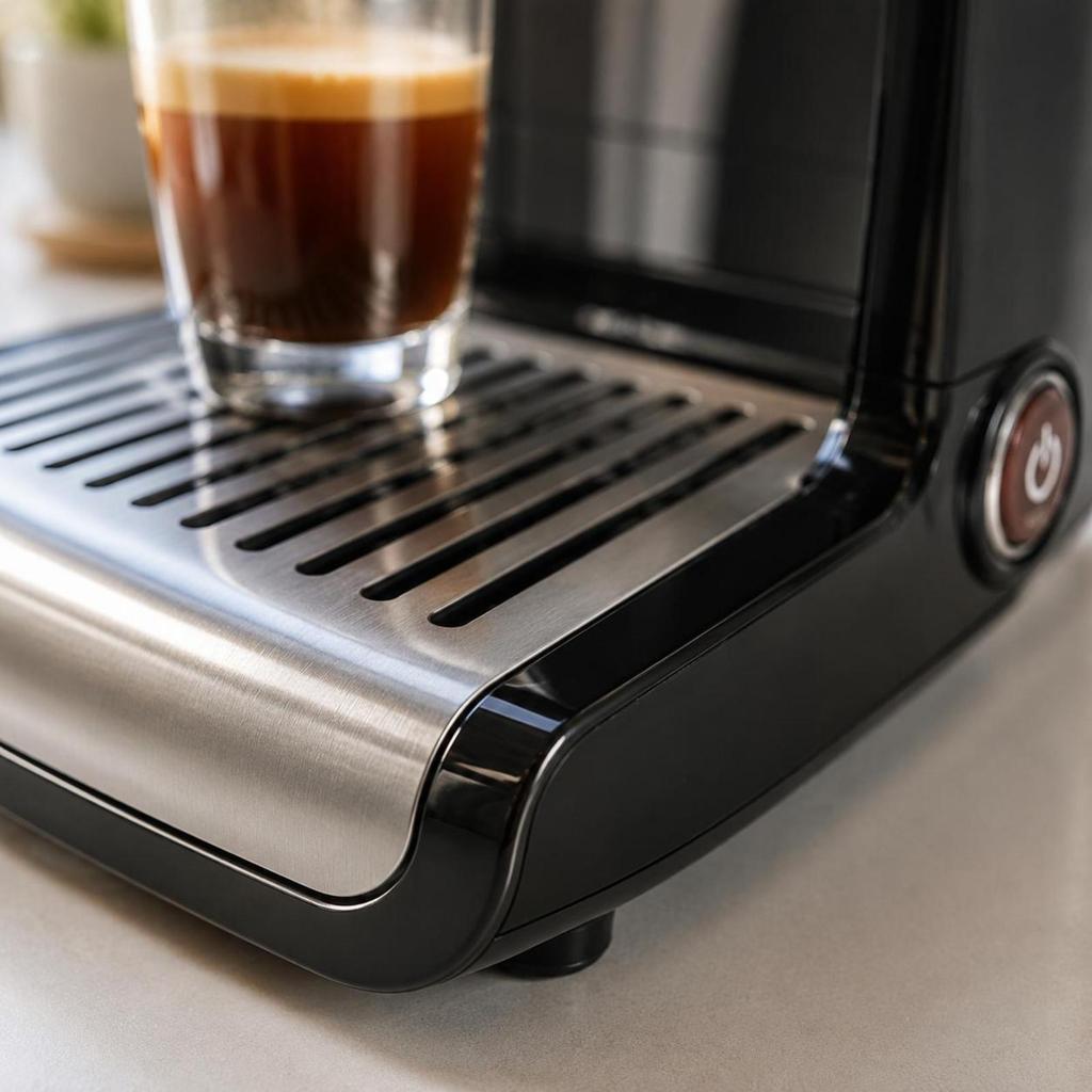 Capsule Espresso Machine Easy To Use Pod Rich Crema Kitchen Appliance for Office