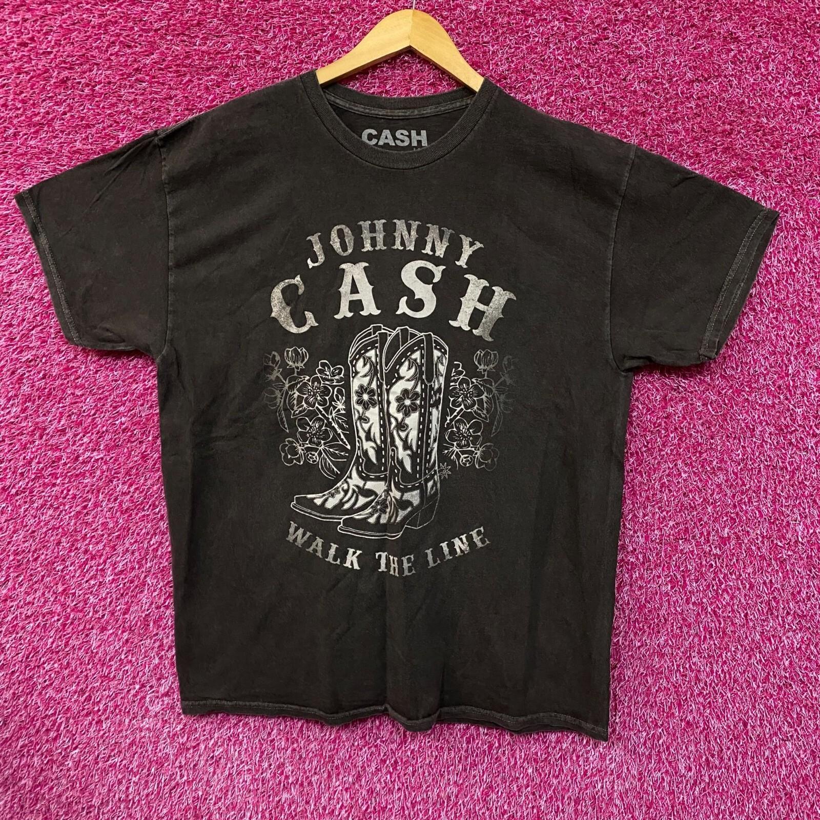 Johnny Cash Walk The Line Oversized Tshirt size Large XXL