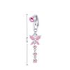 Butterfly Design Fake Belly Ring Zircon Belly Button Rings Navel Rings  Fashion Accessory