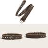 Leather Minimalist Pu Plush Wide Belt With Pin Closure For Women Outfits Fashion