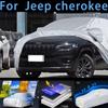 For Jeep Cherokee Outdoor Protection Full Car Covers Snow Cover Sunshade Waterproof Dustproof Exterior Car Cover Protection