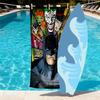 Superheroes Print Beach Towel Design, Soft, Lightweight. for Home Bathroom, Spa, Pool, Yoga, Surfing, Camping, Gift for Family, Friend