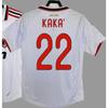 Retro jersey football jersey classic nostalgic replica Thai jersey Kaka game training jersey short-sleeved sportswear