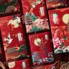 6pcs Traditional Lucky Money Bag Hongbao Money Packet Cartoon Good Luck Red Pocket  Wedding Birthday