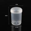 Clear Seasoning Box, Pill Container Condiment Jar Bottle Set Organizer for Traveling,