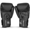 Meister Critical Boxing Ergonomische Trainingsmatte 16 Handschuhe, Handschuhe mit hoher Dichte, Schwarz, oz.