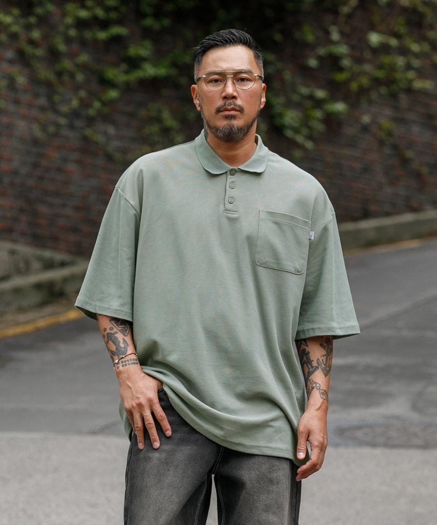 RUGGED HOUSE Kanes Oversized Short Sleeve Pk-T Grey