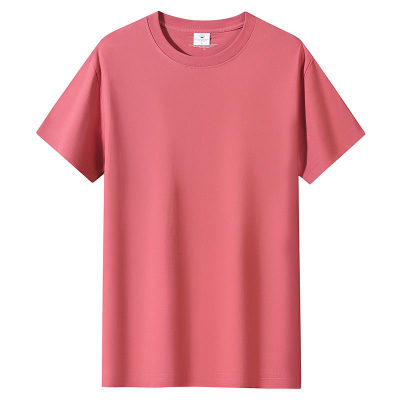 QICED Men's Fashion Casual Summer Spring O-Neck Short Sleeve Blouses & Shirts Casual Chic