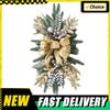Christmas Swag Wreath Pendants Ornament Hanging Garlands Without/with Light Home Door Window Decoration Party Supplies