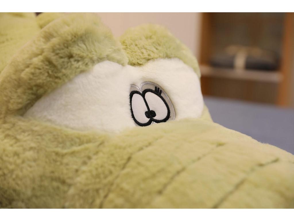 Extra-Large Crocodile and Dinosaur Plush Pillow: Perfect for Sleeping, Leg-Clamping, or Backrest