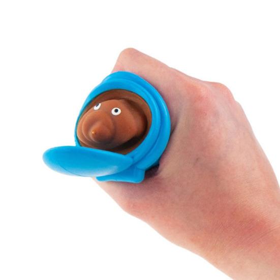 Popping Shit Toilet Squeeze Toy Stress Relief Cartoon Poop Toilet Cup Anti-Anxiety Stress Ball Portable Students Office Worker Desk Toy
