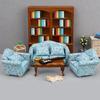 Miniature Double Sofa Armchair Model for 1/12 Dollhouses Accessories Enhancing Miniature Living Room And Bedroom Decors