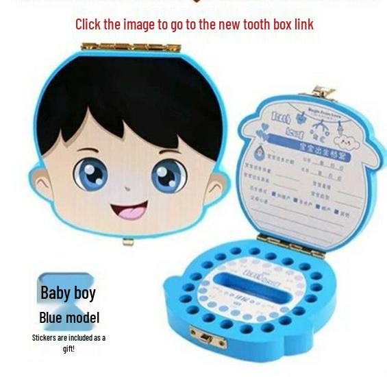Children's Wooden Keepsake Box for Baby Teeth, Hair, and Umbilical Cord