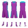 Wholesale basketball jersey set Customized children's jersey Training vest Student basketball sports game jersey Breathable