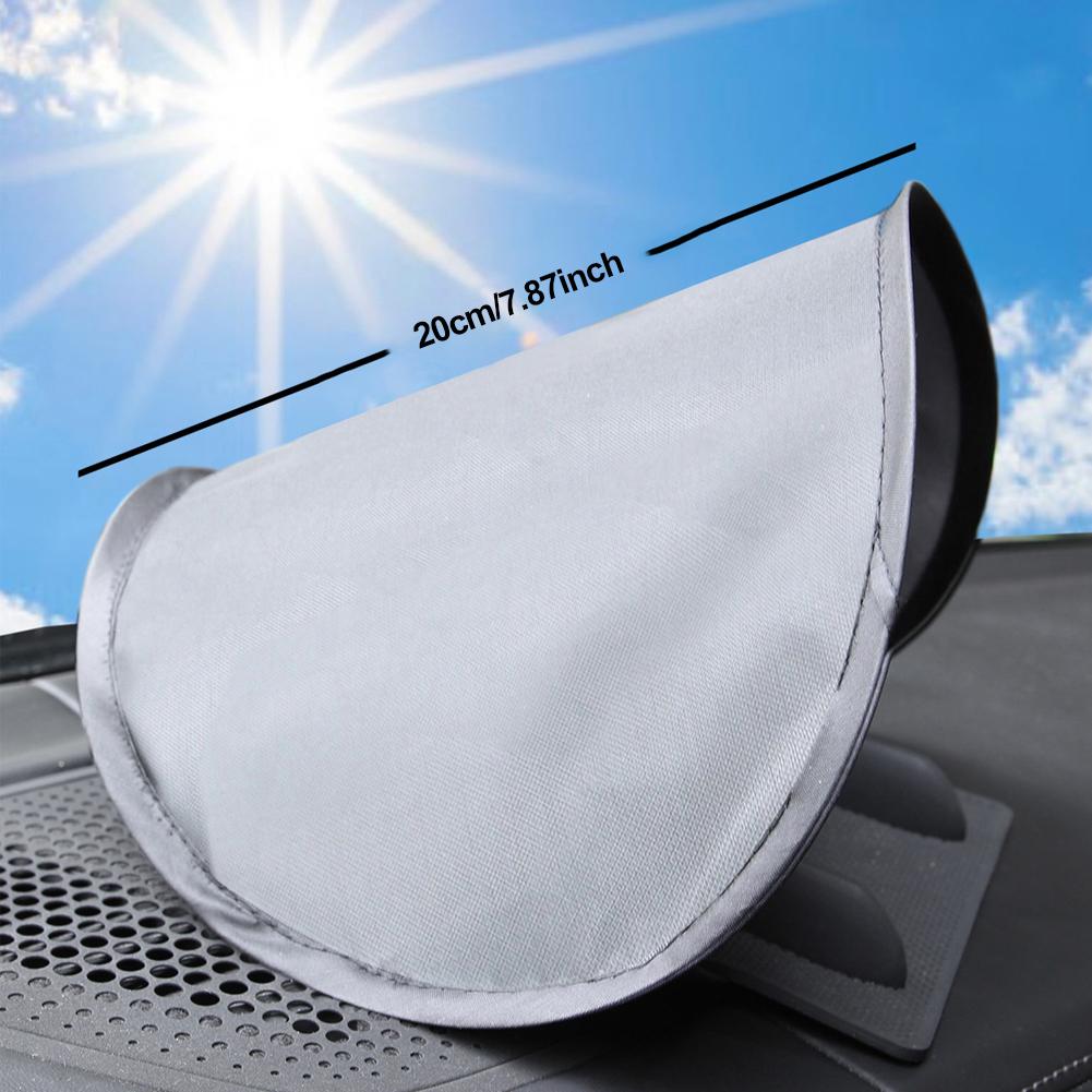 Car Cell Phone GPS Sun Shade Anti-Glare Foldable Navigation Screen Protector Navigation Sun Hood Cover Car Interior Spare Parts