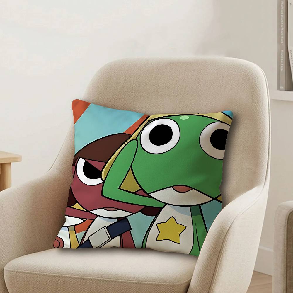 KKeroro Gunsou Frog Cushion Cover Decorative Pillow Sofa Home Decor case pillow cases