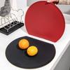 TPU Semi-circular Cutting Board Anti-Bacterial Anti-Mold Vegetable Cutting Board Multi-Functional Anti-Slip