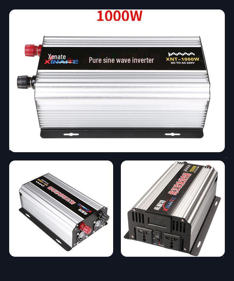 Pure Sine Wave Inverter 3000W/2000W/1000W, 12V/24V/48V to 220V for Car and Home Use