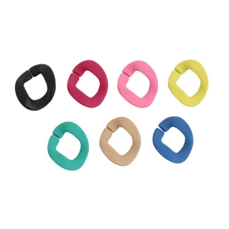 Matte Macaron Oval Buckle Chain - DIY Bag Accessory