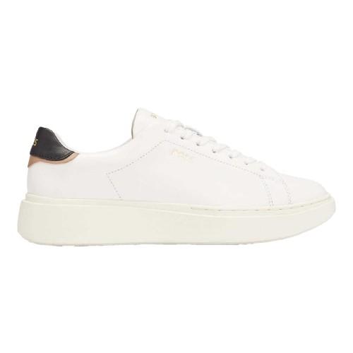 Boss Womens/Ladies Amber Logo Leather Trainers