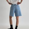 New Arrivals Open Run Women Cat Cut Wide Summer Denim Shorts