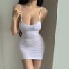 Sexy Waist Suspender Dress Women's Summer Autumn Sweet Hottie Tight Inside Skirt Bottom Hip Skirt