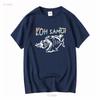 Vintage Thailand T Shirt Koh Samui Island Life Fish Bubble Print Medium Tourist Vintage Washed Fashion Breathable Stylish