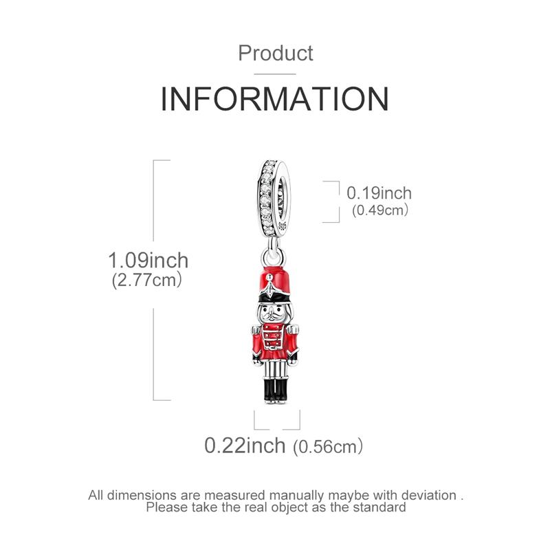 1PCS Charm For DIY Making Bracelet 925 Silver Original Shine Zircon Charms Jewelry Wedding Birthday Gift For Women Mom Friend