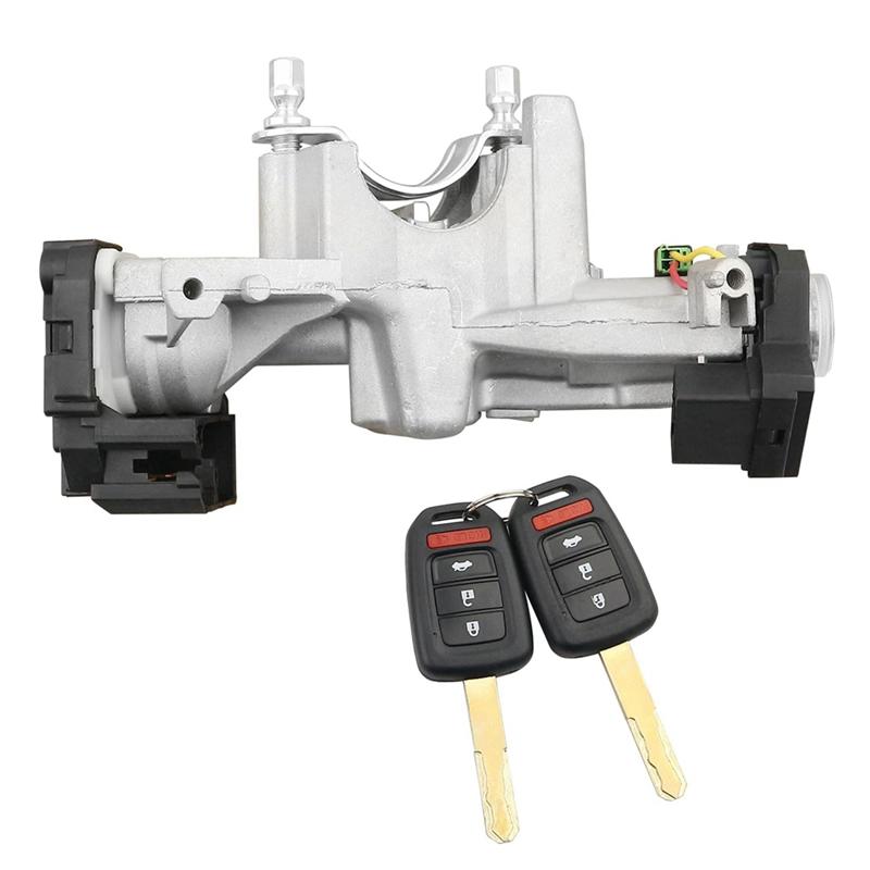 Portable High Quality Ignition Switch Lock Cylinder Switch Assembly With 2 Key Shells 06351-T6P-H01 For Honda CIVIC 2014-2015