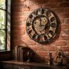 30cm Diameter Vintage Wall Clock 3D Design Handmade Wall Clock Gear Wall Clock  Bedroom Use