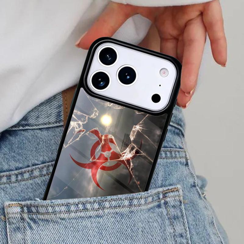 

Biohazard Symbol soft Phone Case for iPhone 16e 15 14 13 12 17 Pro Max Plus Air 17pro Cover Coque iPhone 13