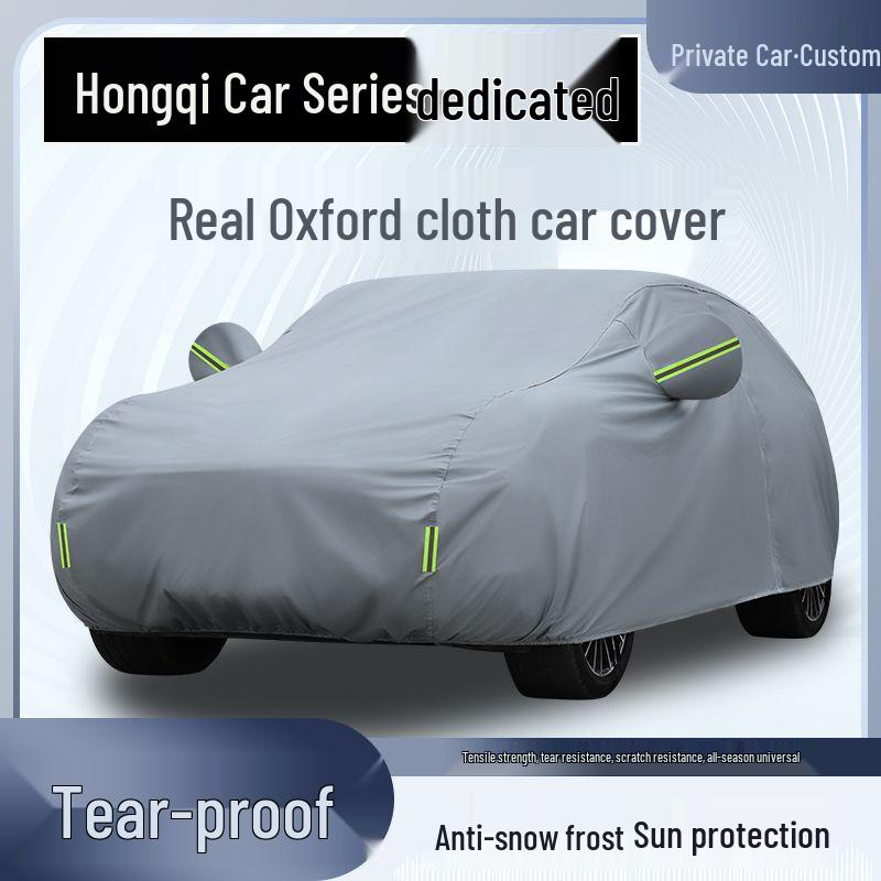 Thickened Sun Protection & Dustproof Car Cover for Hongqi H5, H6, H7, H9, HS3, HS5, HS7 - Oxford Cloth