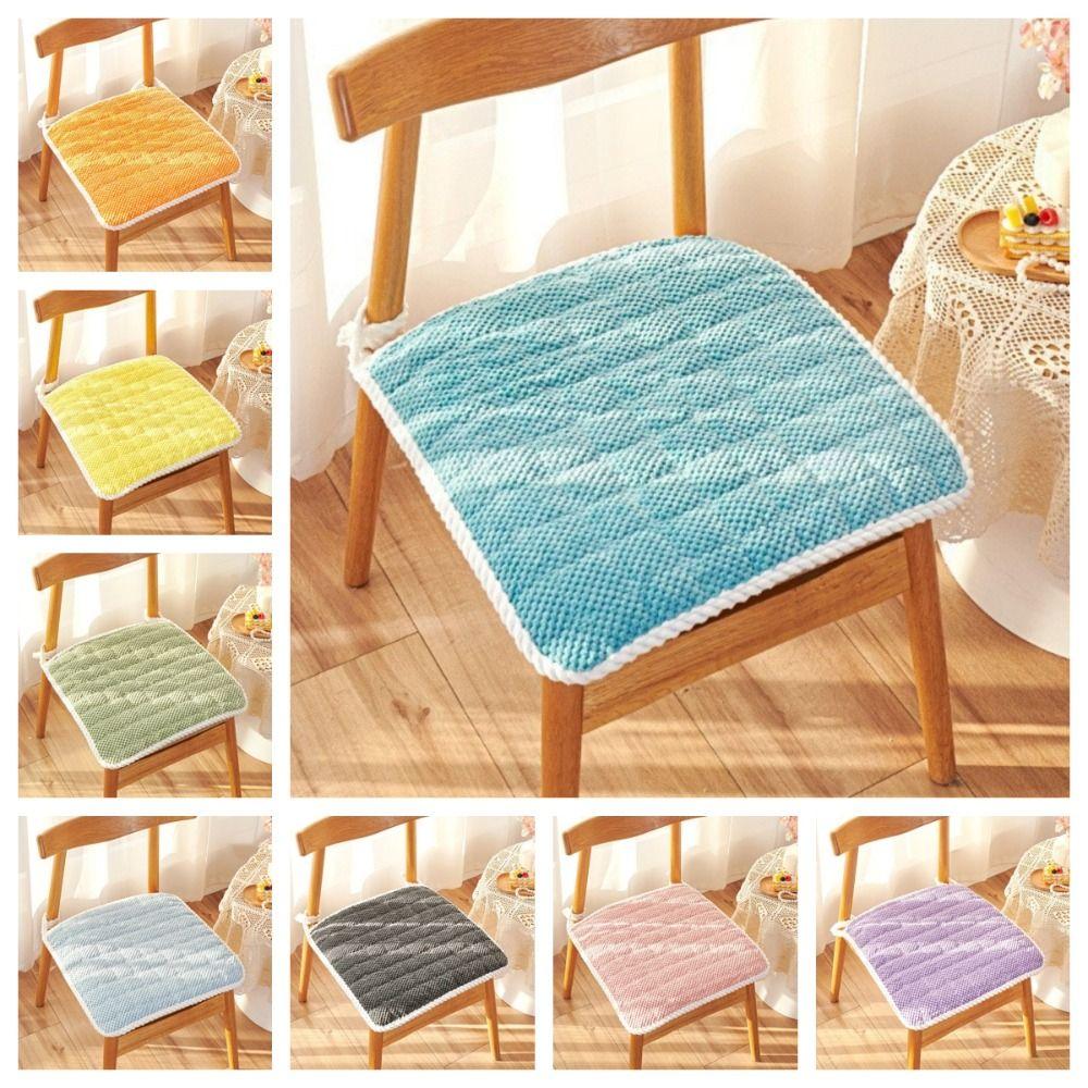 40cm Office Chair Pad Winter Thick Car Seat Pad Soft Dining Chair Cushion