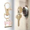 4 Piece/pack Antique Sewing Machine Key Holder With Rhinestones Detail Alloy Meaningful Gift For Anniversary New Year