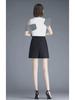 Women's High Waist Black Suit Shorts: Korean Style 2024 Spring/Autumn, Slim A-Line, Versatile, Loose Fit, Wide Leg.