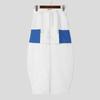 INCERUN Men High Waist Zip-up See Through Perspective Party Long Pants Trousers