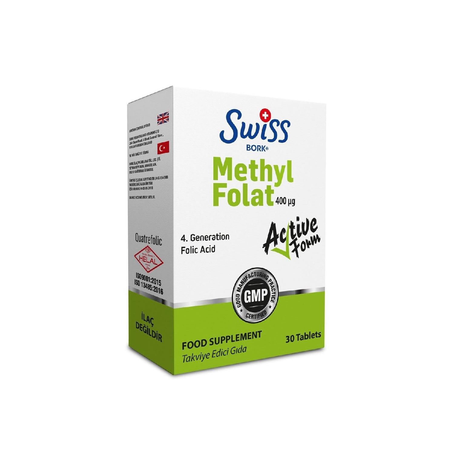 

Bork Folic Acid 400 Mcg 30 Tablet