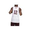 Adidas Letter Print Sports Sleeveless Basketball Jersey Men jersey White HG8876